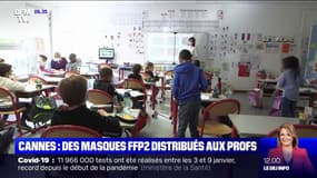 À Cannes, des masques FFP2 déjà distribués aux enseignants