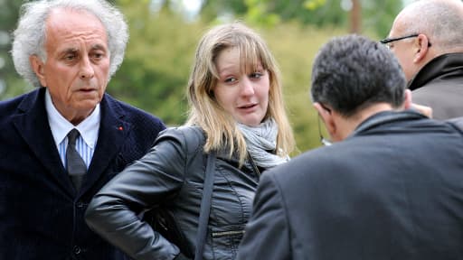 Cécile Bourgeon, mère de Fiona, le 12 mai 2013, à Clermont-Ferrand, avant ses aveux.