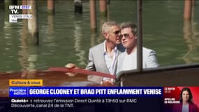 George Clooney et Brad Pitt enflamment Venise - 02/09