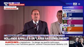 Législatives: "L'enjeu, c'est le rassemblement de tous ceux qui se reconnaissent dans les valeurs de la République", réagit François Hollande, en tête en Corrèze