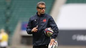 Fabien Galthié pendant le Tournoi des VI Nations 2021