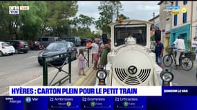Var: carton plein pour le petit train d'Hyères