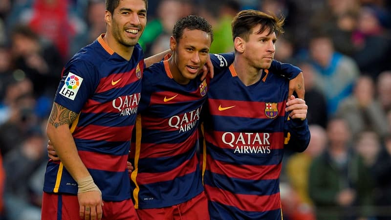Luis Suarez, Neymar et Lionel Messi