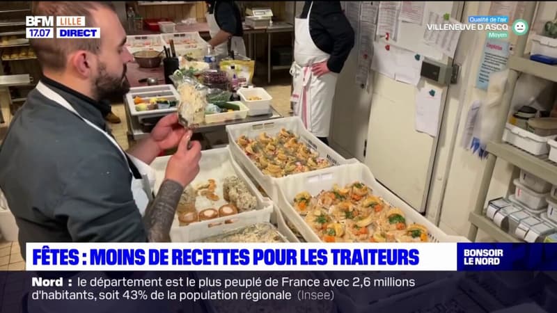 Nord: avec une baisse des commandes, les traiteurs font grise mine pour les fêtes