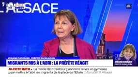 Migrants de la place de l'Étoile: la préfète du Bas-Rhin revient sur l'ouverture d'un gymnase pour héberger les migrants installés place de l'Étoile