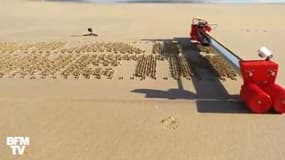 Les geeks ont désormais leur robot pour écrire sur le sable