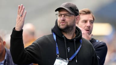 Mathieu Bodmer, directeur sportif du Havre, lors d'un match de Ligue 1 en mai 2024