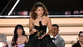 Zendaya lors des Emmy Awards le 12 septembre 2022