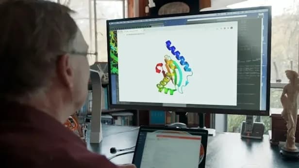 L'une des 200 millions de structures de protéine permises par les avancées d'AlphaFold