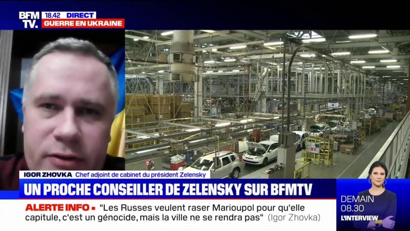 Le chef adjoint de cabinet du président Zelensky appelle les entreprises françaises à cesser 