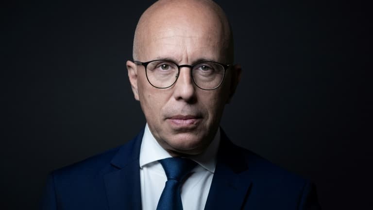 Eric Ciotti pose le 14 septembre 2021 à Paris