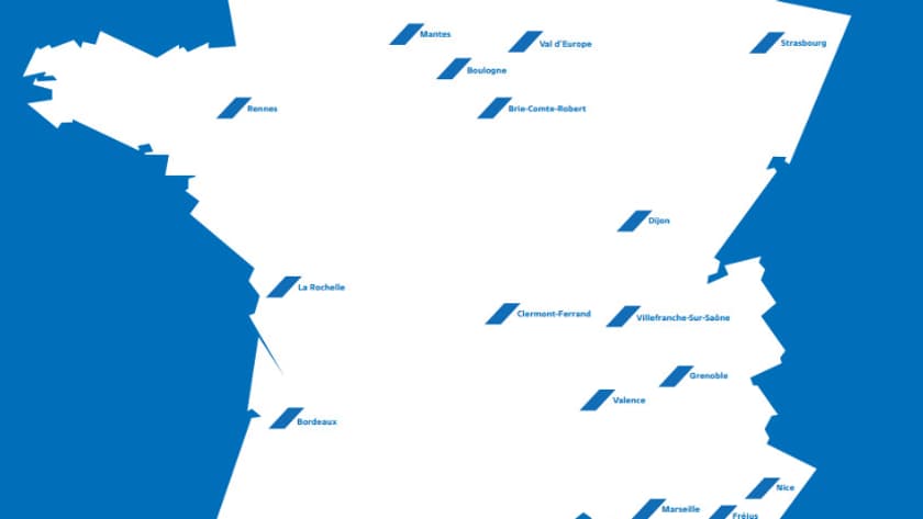 Les 19 premières concessions Alpine en France. Les 19 premières concessions Alpine en France.