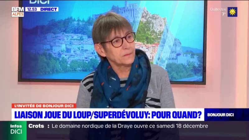 Dévoluy: la maire Marie-Paule Rogou évoque la liaison entre La Joue du Loup et SuperDévoluy