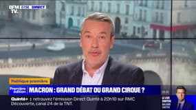 ÉDITO - Débat au Salon de l'agriculture: "Tout le monde attend de voir comment Emmanuel Macron va s'y prendre pour éteindre le feu"