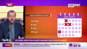 On n'a pas osé vous en parler : Les week-ends prolongés seraient bon pour la santé - 01/05