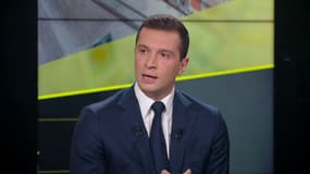 Le président du Rassemblement national Jordan Bardella le 18 novembre sur BFMTV.