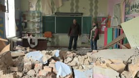 Alla et Yuriy, un couple d'instituteurs, dans le petit village de Novodanylivka, en Ukraine
