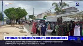 Hyères: le marché de l'Ayguade s'adapte aux intempéries
