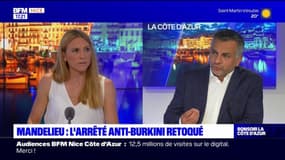 Mandelieu-la-Napoule: le maire n'exclut pas d'interdire à nouveau le port du burkini
