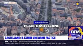 Marseille: un homme interpellé après avoir exhibé une arme factice place Castellane