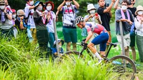 Thomas Pidcock aux JO de Tokyo en VTT