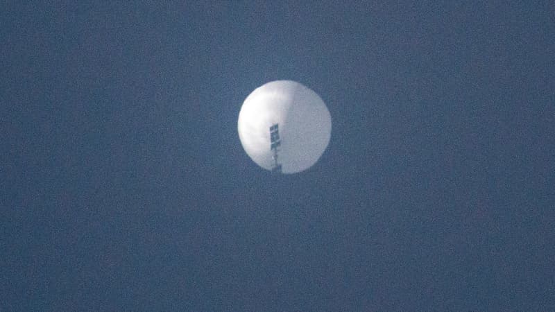 Ballon espion survolant les Etats-Unis (PHOTO D'ILLUSTRATION)
