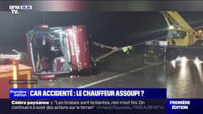 Accident d'autocar mortel sur l'A6: le chauffeur "pense s'être assoupi"