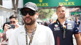 Neymar lors du Grand Prix de Monaco