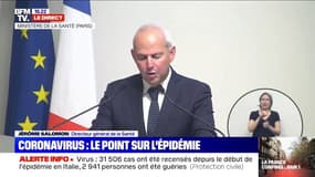 Virus: "Il ne faut mettre de masque si l'on est pas professionnel de santé, il ne faut pas porter de gants", rappelle le directeur général de la Santé