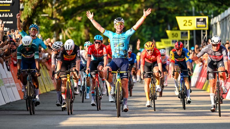 Cyclisme: Cavendish remporte la dernière course de sa carrière à Singapour