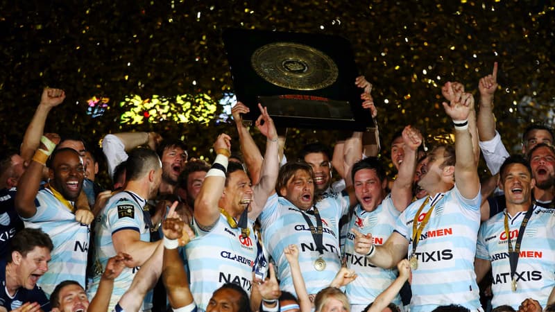 Racing 92 lors du titre de 2016 à Barcelone