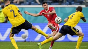 Lewandowski lors de Suède-Pologne