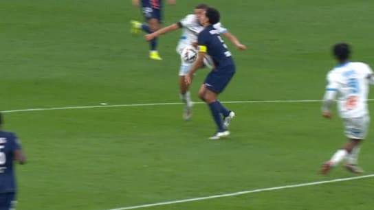 Harit a pris rouge pour une faute sur Marquinhos, OM-PSG, 27 octobre 2024
