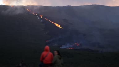 Une éruption du Piton de la Fournaise, sur l'île de La Réunion, le 3 juillet 2023. (Photo d'archive)