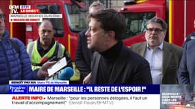 Benoît Payan, maire de Marseille, confirme que huit personnes ont disparu dans l'effondrement du 17 rue de Tivoli et que "probablement une neuvième personne a disparu dans l'effondrement du 19" 