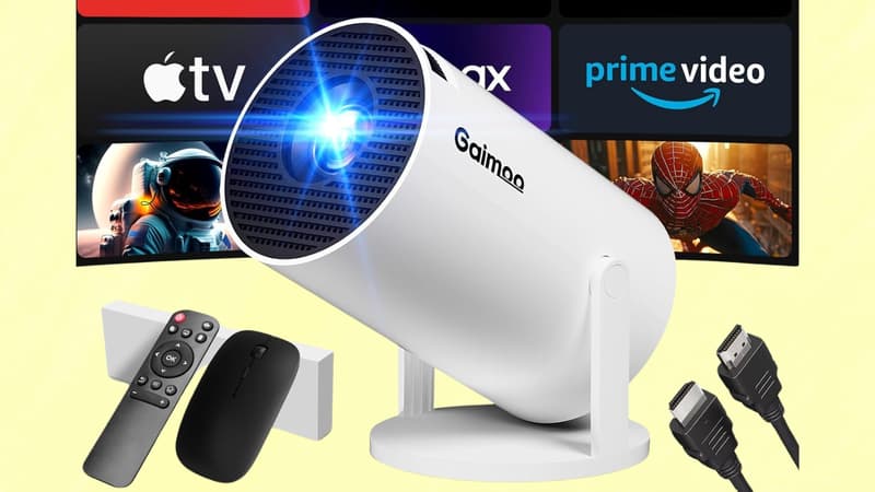 C'est le bon plan du moment : ce mini vidéoprojecteur est à prix fondu sur ce site