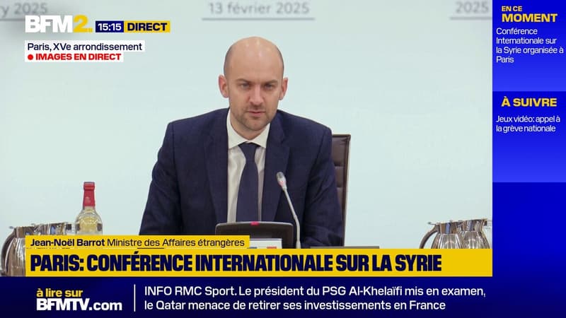 Conférence internationale sur la Syrie à Paris: Barrot veut 