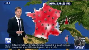 Une journée de dimanche estivale avant une semaine sous une chaleur pesante