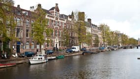 Le centre-ville d'Amsterdam
