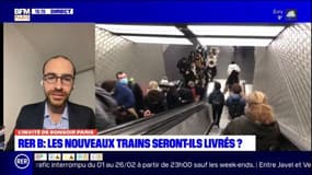 RER B: les nouveaux trains en 2025? Un objectif "est encore tenable si Alstom revient à la raison" pour Grégoire de Lasteyrie 