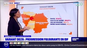 Variant Delta en Île-de-France : où circule t-il le plus ?