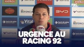 Top 14 / Racing 92 : "Si on ne ressent pas de sentiment d'urgence, on est fou" prévient Gibert