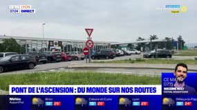 Pont de l'Ascension: du monde sur les routes