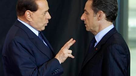Silvio Berlusconi et Nicolas Sarkozy. La France signera ce vendredi une série d'accords avec l'Italie dans le domaine du nucléaire, avec l'espoir de participer activement à la relance de cette énergie dans la Péninsule. Le sommet annuel des deux pays se r