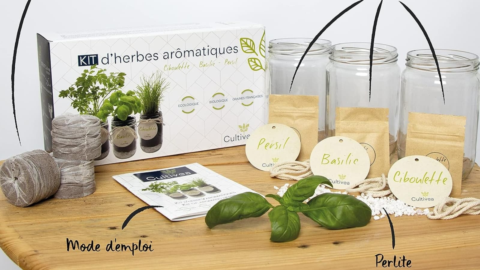 Idée cadeau couple - Potager d'intérieur