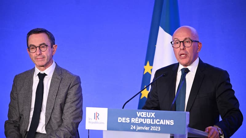 "L’alliance avec les socialistes" ou "l’union des droites": Éric Ciotti estime que "Bruno Retailleau est à la croisée des chemins" et doit choisir