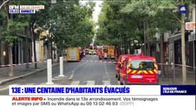 Paris: 130 pompiers sont mobilisés pour éteindre l'incendie rue de Tolbiac dans le 13e arrondissement