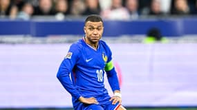 Kylian Mbappé face à la Croatie le 23 mars 2025 au Stade de France