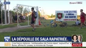 La dépouille d'Emiliano Sala est attendue ce vendredi à Progreso, son village natal