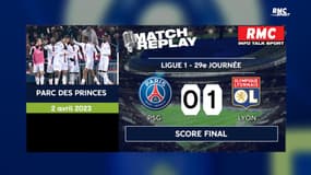 PSG 0-1 OL : Lyon fait tomber Paris, le goal replay avec les commentaires RMC